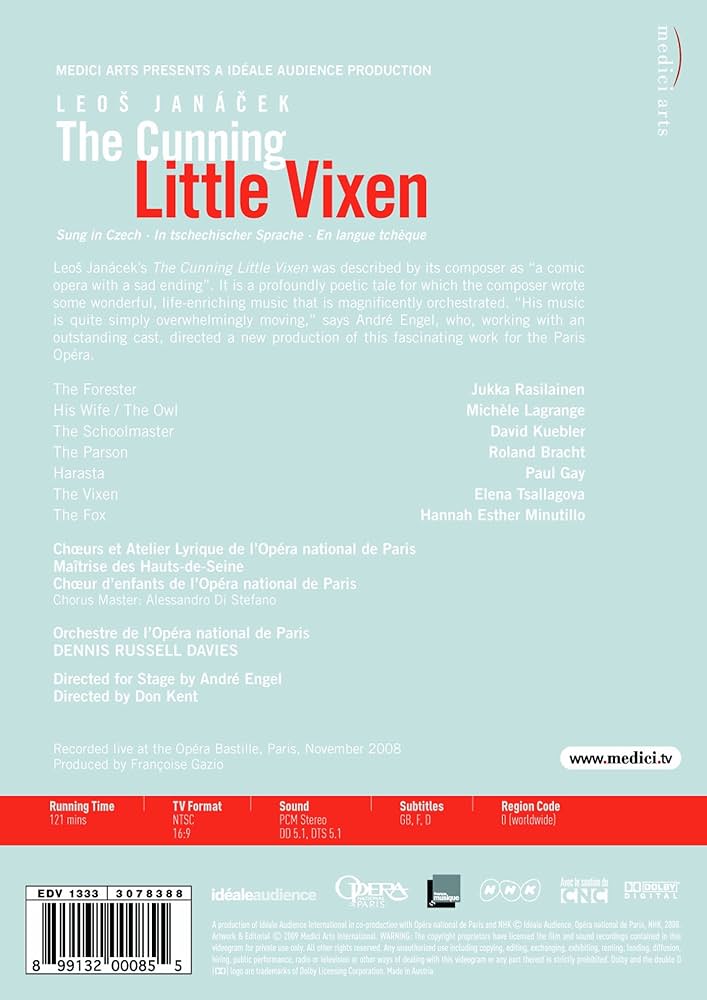 (未使用･未開封品)　Leos Janacek: The Cunning Little Vixen [Blu-ray] [Import] og8985z 91LQrAFow6L._UF1000,1000_QL80_.jpg